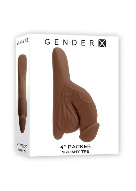 Gender X 4" Squishy Packer Dark