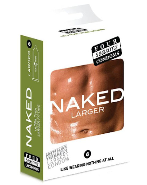 Four Seasons Condoms Naked Larger 6 Pack