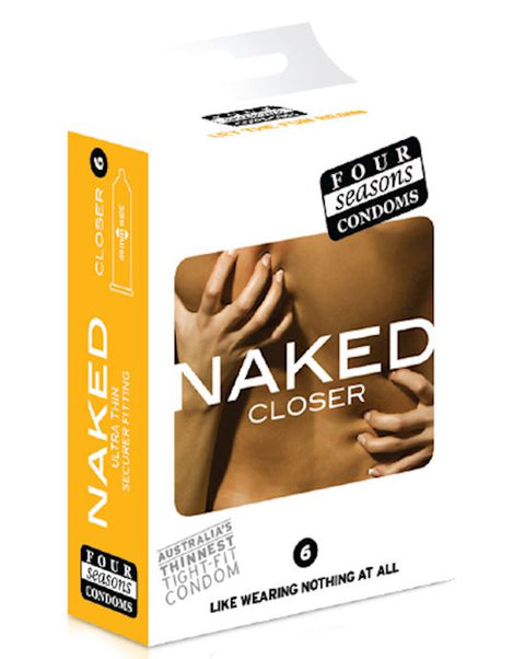 Four Seasons Condoms Naked Closer 6 Pack