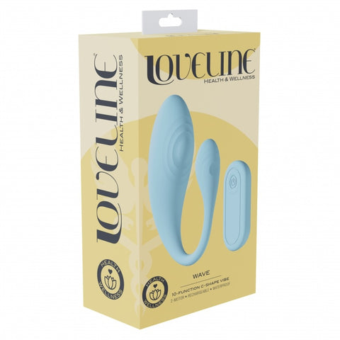 Loveline Wave C-Shaped G-Spot Vibe Blue