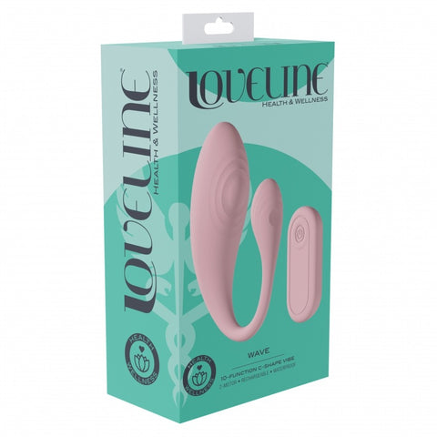 Loveline Wave C-Shaped G-Spot Vibe Pink