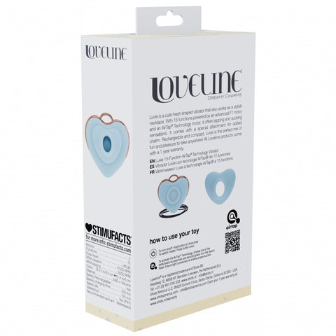 Loveline Luvie Clitoral Air Pulse Vibe Blue