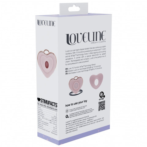 Loveline Luvie Clitoral Air Pulse Vibe Pink