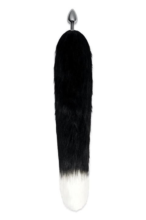 Whipsmart 14" Black Foxtail Butt Plug