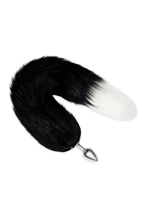 Whipsmart 14" Black Foxtail Butt Plug