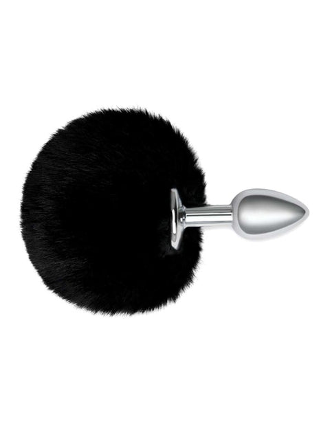 Whipsmart Black Bunny Tail Butt plug