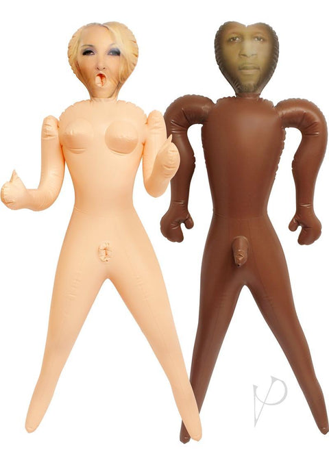 Zero Tolerance Interracial Cuckold Doll Set