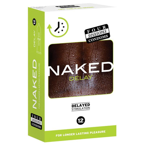 Four Seasons Condoms Naked Delay 12 Pack