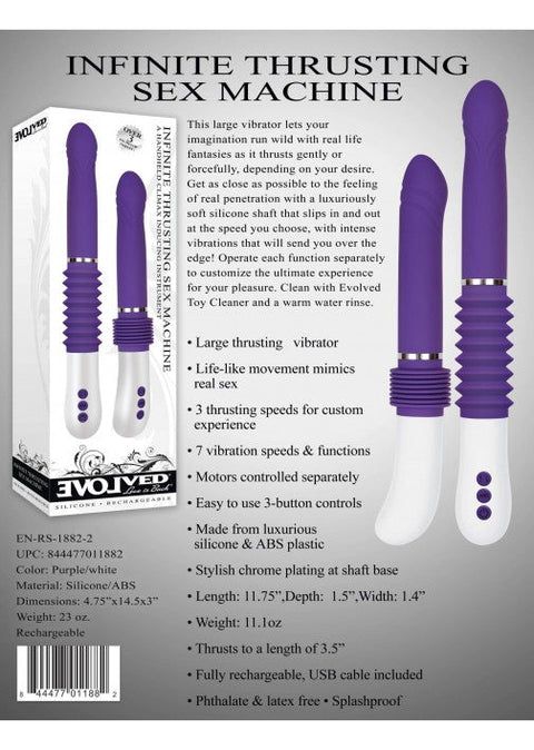 Evolved Infinite Thrusting Sex Machine Vibrator