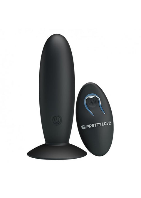 Pretty Love Butt Plug Massager w Remote Control - 045W