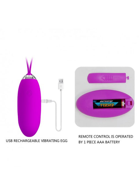 Pretty Love Julia Vibrating Love Egg 362W-4