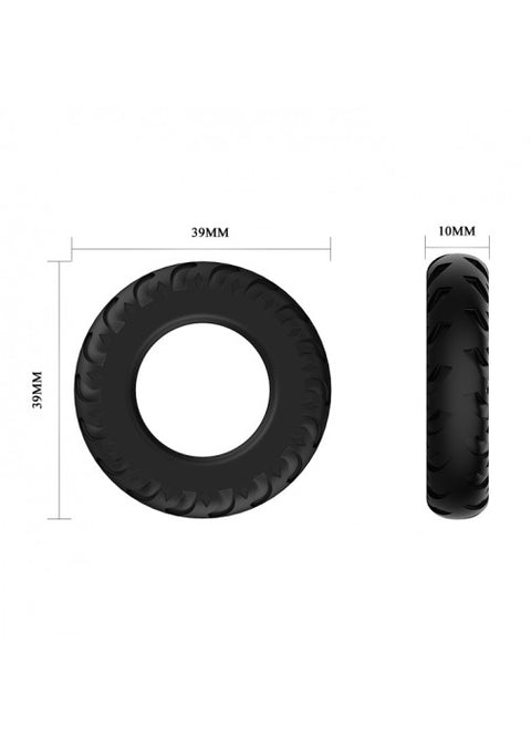 Titan Cock Ring Black - 146