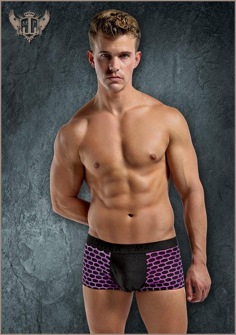 Male Power Hive Short Purp/Blk Sm 155225BPSL