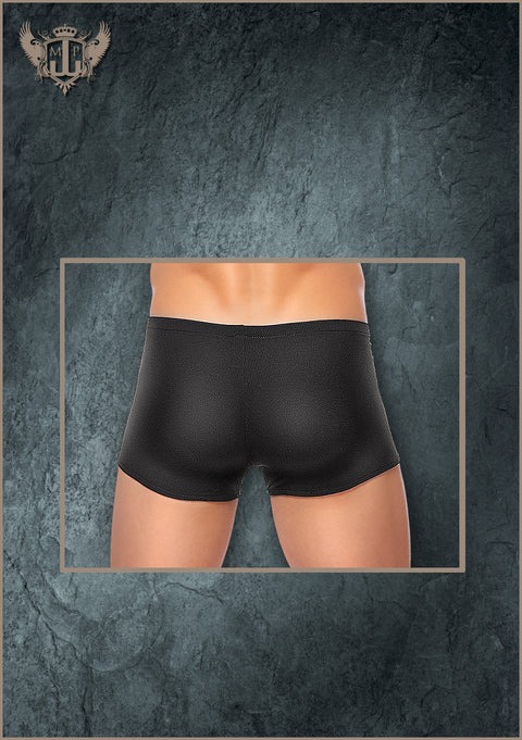 Male Power Rib Short Blk Sm 153051BKS