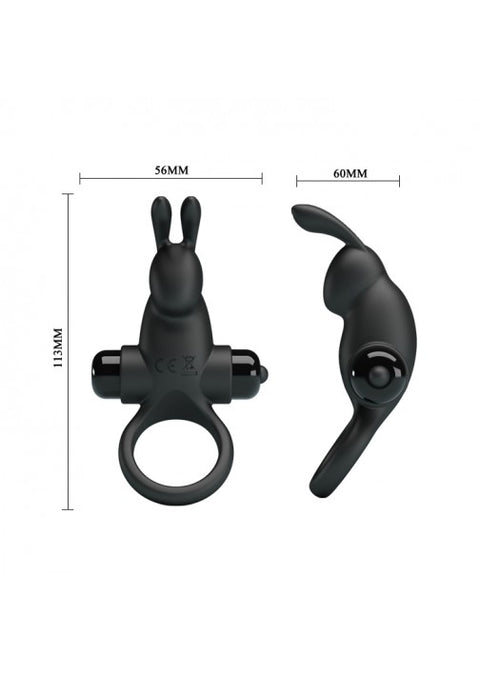 Vibrant Penis Ring I Black - 204