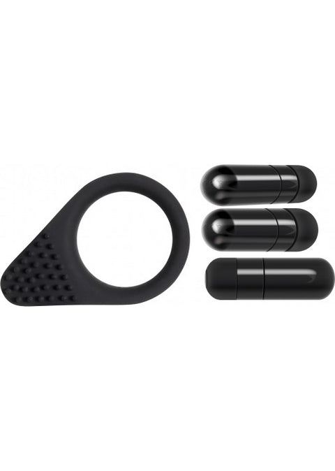 Zero Tolerance Black Knight Vibrating Cock Ring