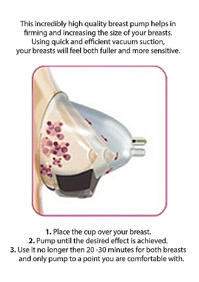 Pumped Breast Pump Medium Rose Gold