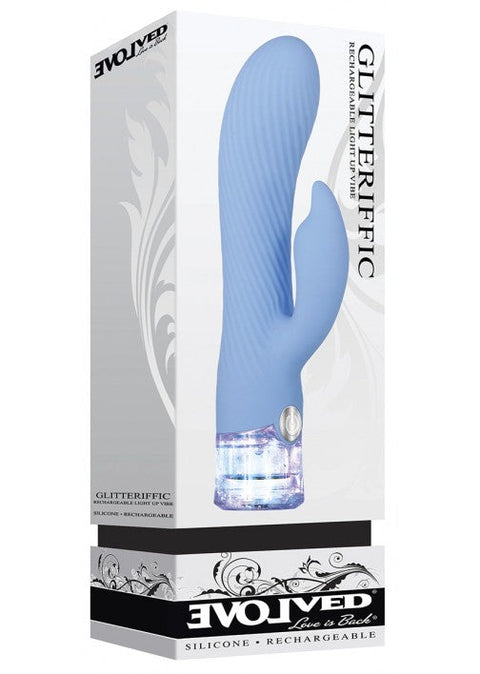 Evolved Glitteriffic Rechargeable Light Up Vibe