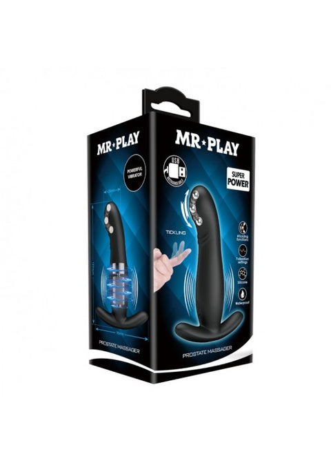 Pretty Love Mr Play Prostate Massager - 53-MR Black