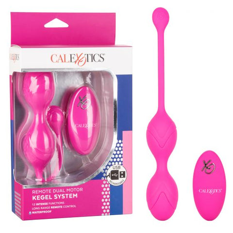 Remote Dual Motor Kegel System - Pink