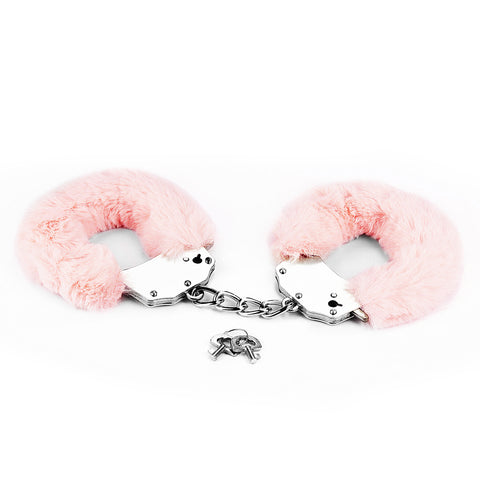 Love Toy Fluffy Hand Cuffs Pink LV1501