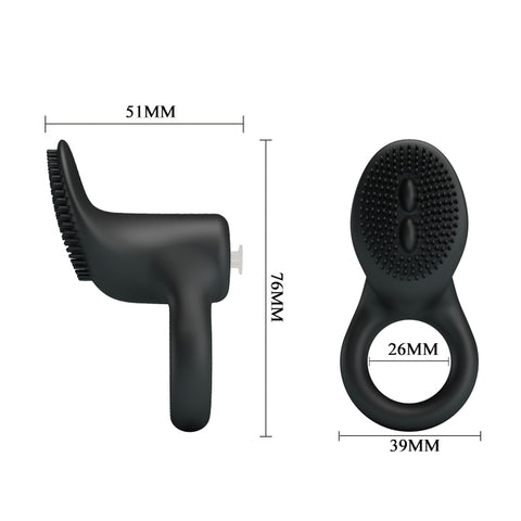 Pretty Love Cobra Ring Blk 210147-1