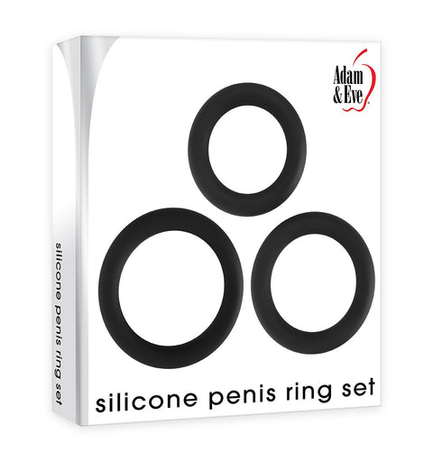 Adam & Eve Silicone Penis Ring Set