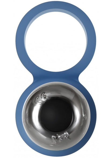 Adam & Eve Silicone Blue Dolphin Finger Vibe