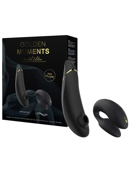 Womanizer Golden Moments Limited Edition Kit - Black/Gold