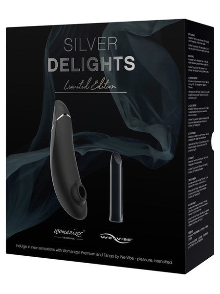 Womanizer Silver Delights Limited Edition Kit - Black/Silver