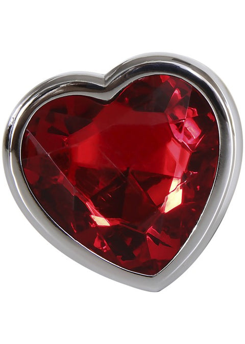 Adam & Eve Red Heart Anal Plug Small