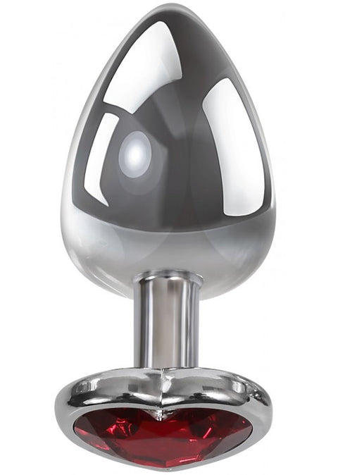 Adam & Eve Red Heart Anal Plug Small
