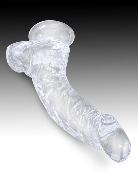 King Cock Clear 7.5" with Balls