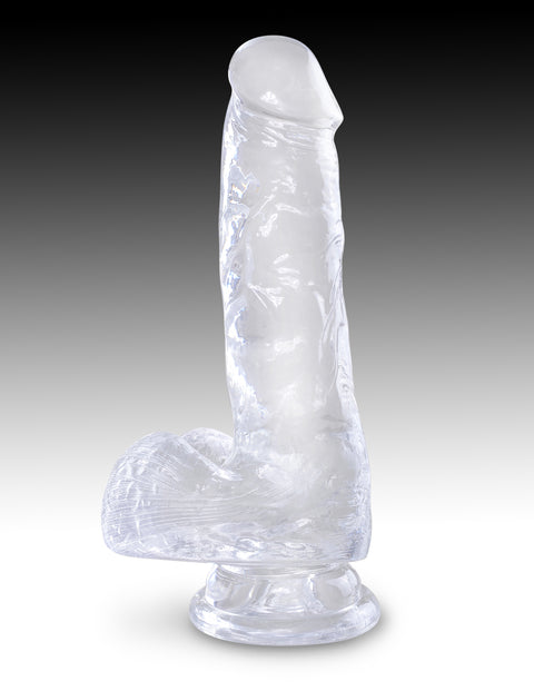 King Cock Clear 6" with Balls