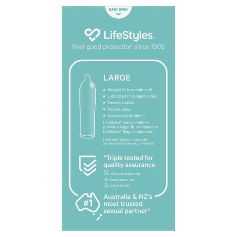 Lifestyles Large Condoms 10 Pack