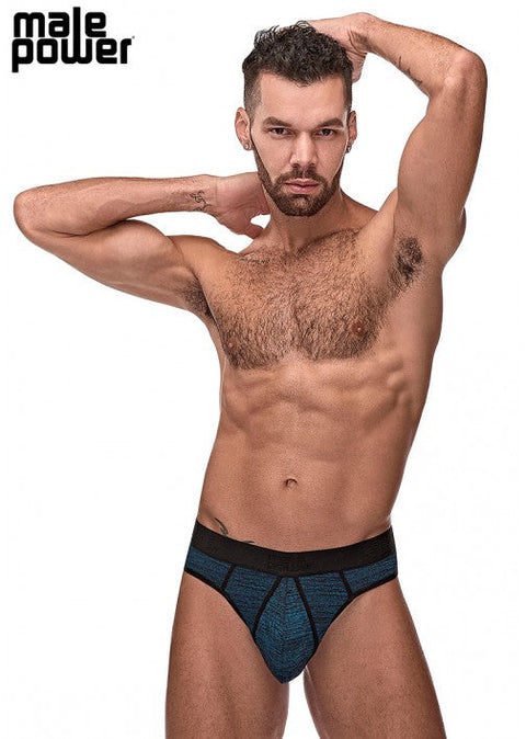 Male Power Peak Performance Sport Thong Blue S/M - 421259