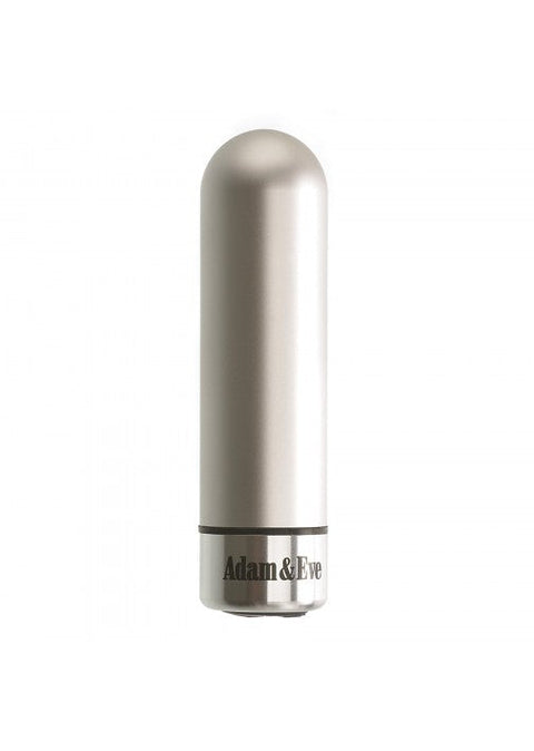 Adam & Eve Rechargeable Silver Metal Bullet