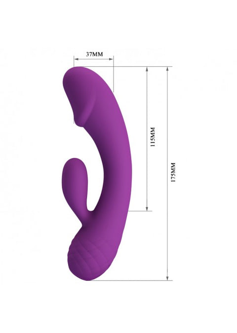 Pretty Love Doreen Rabbit Vibrator Purple