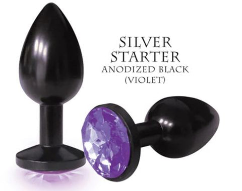 Silver Starter Plug Black Violet