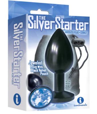Silver Starter Plug Black Cobalt