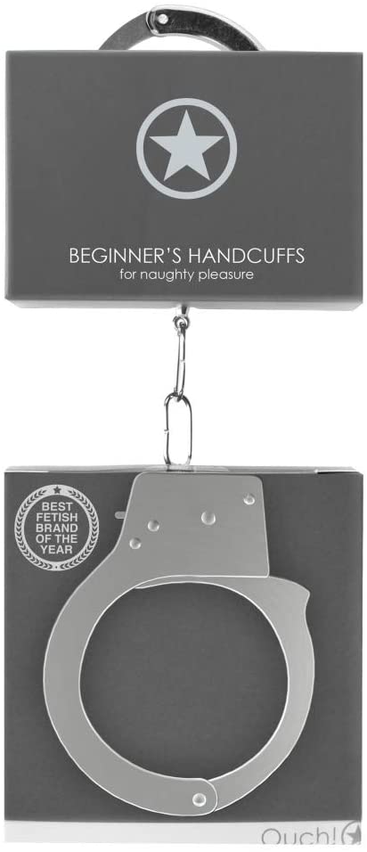 Ouch Beginner Handcuffs Metal Silver