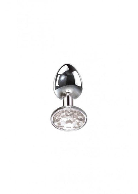 Adam & Eve Clear Gem Anal Plug Small