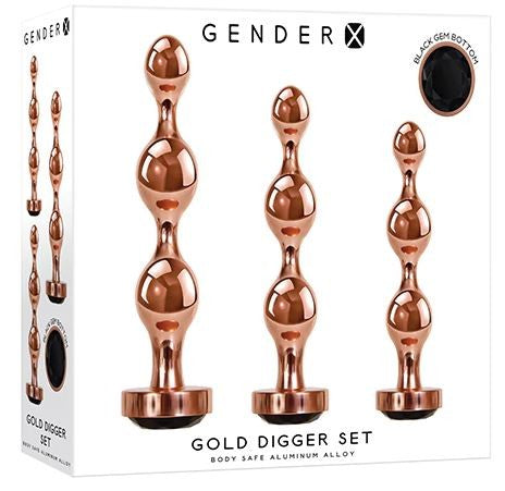 Gender X Gold Digger Plug Set