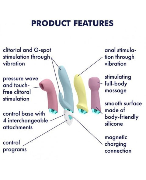 Satisfyer Fabulous Four Air Pulse + Vibrator Set