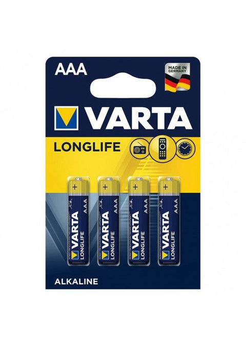 AAA Alkaline Longlife 4 Pack