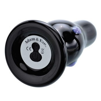 Adam & Eve Rear Rocker Vibrating Glass Plug