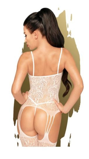 Penthouse Eye of the Storm Bodystocking 5157 White - XL