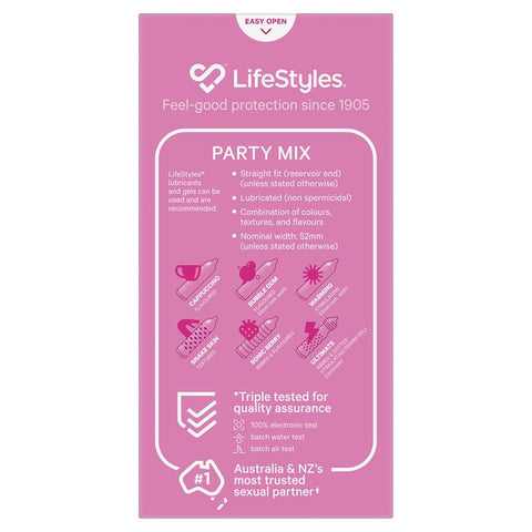 Lifestyles Condoms Party Mix 10 Pack