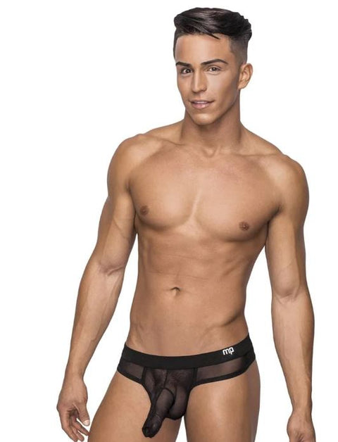 Male Power Hose Thong 462236 Black L/XL