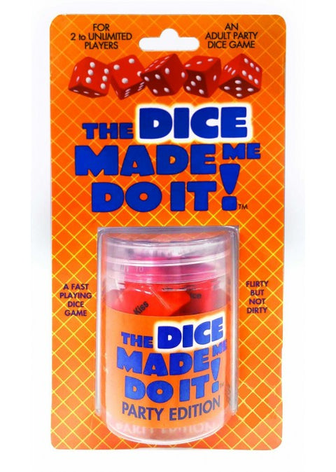 The Dice Made Me Do It! Party Edition